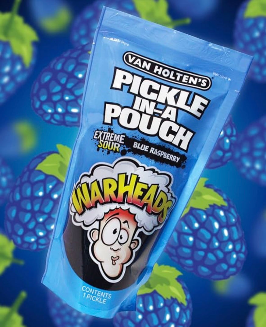 Sour Blue Raspberry Pickle Kit