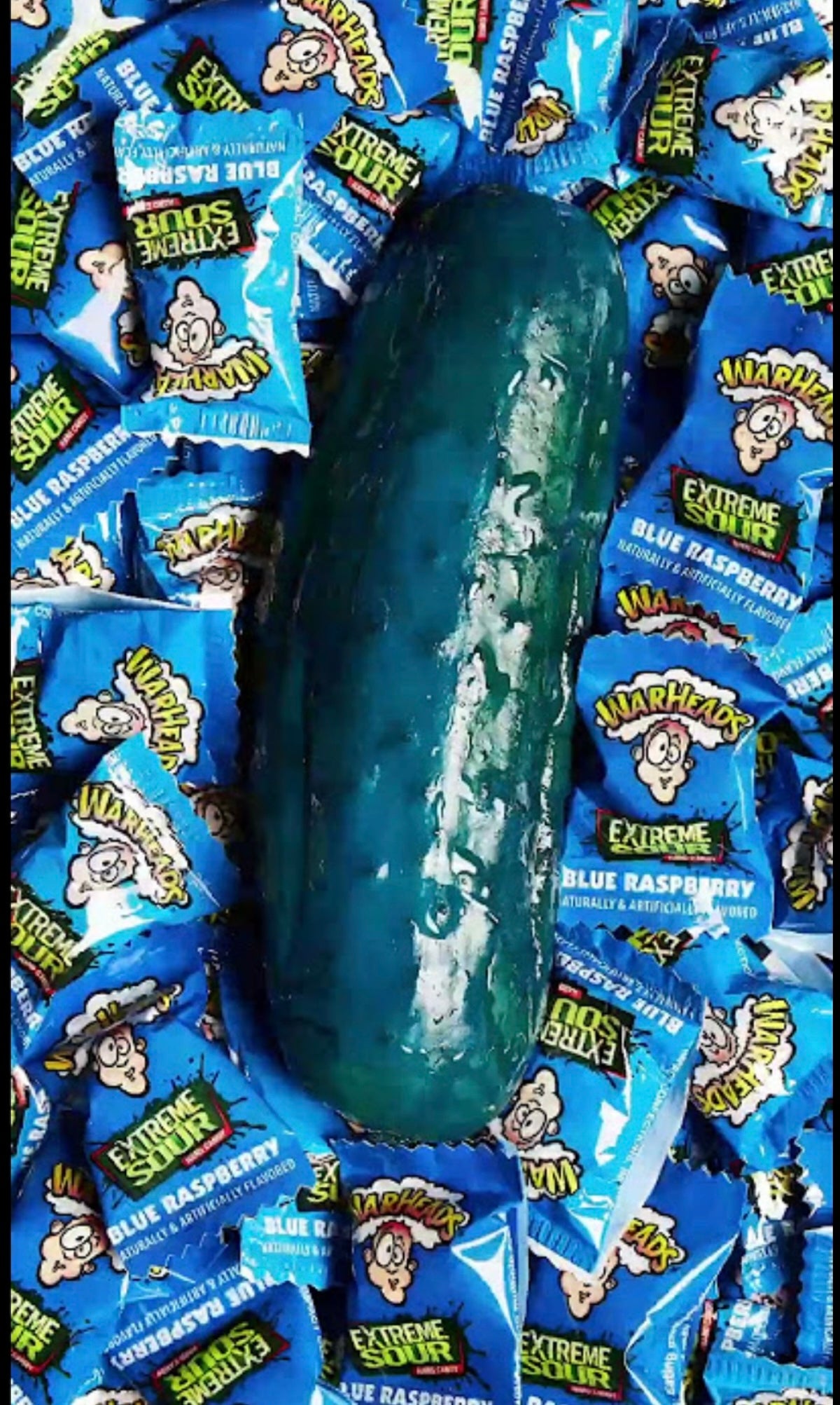 Sour Blue Raspberry Pickle Kit