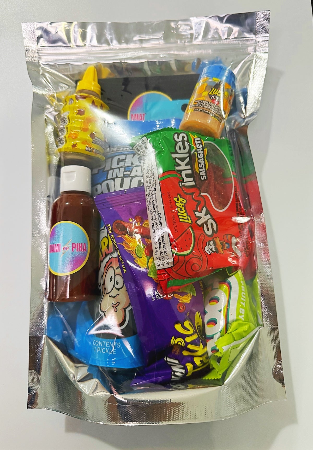 Sour Blue Raspberry Pickle Kit